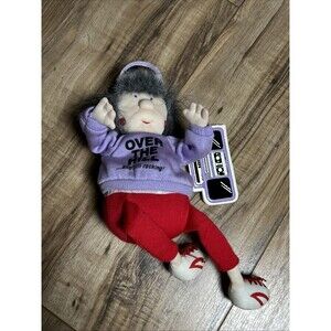 Hallmark Over the Hill Jenny B Boogie Stuffed Plush Doll 1988 Vintage VTG